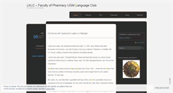 Desktop Screenshot of lklcbemfarmasiugm.wordpress.com