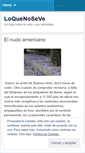 Mobile Screenshot of loquenoseve.wordpress.com