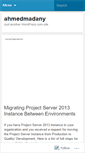 Mobile Screenshot of ahmedmadany.wordpress.com