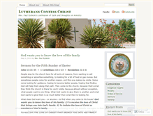 Tablet Screenshot of lutheransconfesschrist.wordpress.com