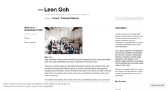 Desktop Screenshot of leongoh.wordpress.com