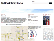 Tablet Screenshot of firstpresbyterianlawton.wordpress.com