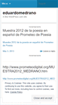 Mobile Screenshot of eduardomedrano.wordpress.com
