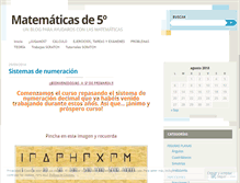 Tablet Screenshot of miguelmatematicas.wordpress.com