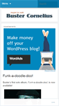 Mobile Screenshot of bustercornelius.wordpress.com