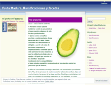 Tablet Screenshot of frutamadura.wordpress.com