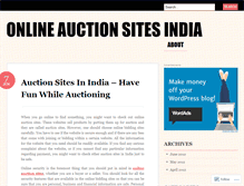 Tablet Screenshot of biddingsiteindia.wordpress.com