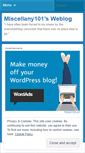 Mobile Screenshot of miscellany101.wordpress.com