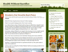 Tablet Screenshot of healthwithoutsacrifice.wordpress.com