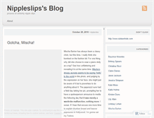 Tablet Screenshot of nippleslips.wordpress.com