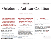 Tablet Screenshot of oct17awc.wordpress.com