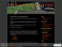 Tablet Screenshot of lazarusapocalypse.wordpress.com