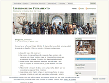 Tablet Screenshot of liberdadedepensamento.wordpress.com