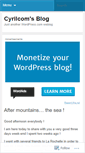 Mobile Screenshot of cyrilcom.wordpress.com