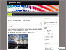 Tablet Screenshot of cyrilcom.wordpress.com