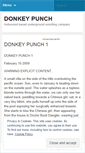 Mobile Screenshot of donkeypunchfed.wordpress.com