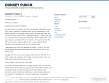 Tablet Screenshot of donkeypunchfed.wordpress.com
