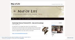 Desktop Screenshot of mapoflifeblog.wordpress.com