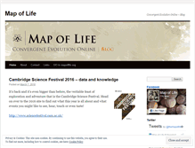 Tablet Screenshot of mapoflifeblog.wordpress.com