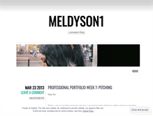 Tablet Screenshot of melissadyson.wordpress.com