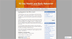 Desktop Screenshot of 90dayhealthandbodymakeover.wordpress.com