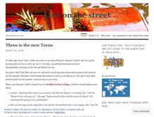 Tablet Screenshot of lostonthestreet.wordpress.com