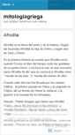 Mobile Screenshot of mitologiagriega.wordpress.com