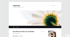 Desktop Screenshot of casarovai.wordpress.com