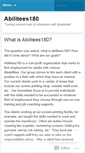 Mobile Screenshot of abilitees180.wordpress.com