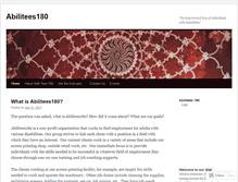Tablet Screenshot of abilitees180.wordpress.com