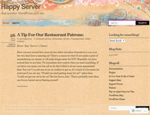 Tablet Screenshot of happyserver.wordpress.com