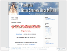 Tablet Screenshot of paroquiarosamistica.wordpress.com
