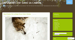 Desktop Screenshot of cerfcabane.wordpress.com