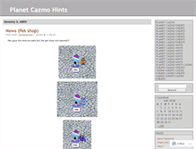 Tablet Screenshot of cazmohints.wordpress.com