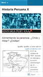 Mobile Screenshot of historiaperuanax.wordpress.com