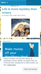Mobile Screenshot of lifeismoremysterythanmisery.wordpress.com