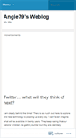 Mobile Screenshot of angie79.wordpress.com