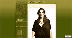 Desktop Screenshot of anaalcaide.wordpress.com