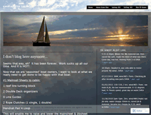 Tablet Screenshot of knotalotsailing.wordpress.com