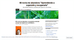 Desktop Screenshot of minoviameabandono.wordpress.com