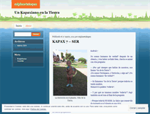 Tablet Screenshot of miplanetakapax.wordpress.com