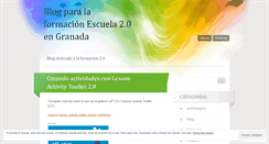 Desktop Screenshot of escuela20granada.wordpress.com
