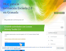 Tablet Screenshot of escuela20granada.wordpress.com