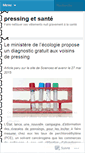 Mobile Screenshot of pressingetsante.wordpress.com