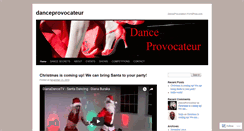 Desktop Screenshot of danceprovocateur.wordpress.com