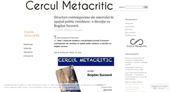 Desktop Screenshot of metacritic.wordpress.com