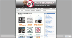 Desktop Screenshot of paisporjustica.wordpress.com