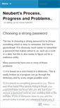 Mobile Screenshot of neubert.wordpress.com