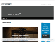 Tablet Screenshot of giorgiooppici.wordpress.com