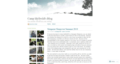 Desktop Screenshot of campidyllwild.wordpress.com